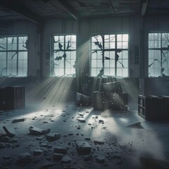 old abandoned building