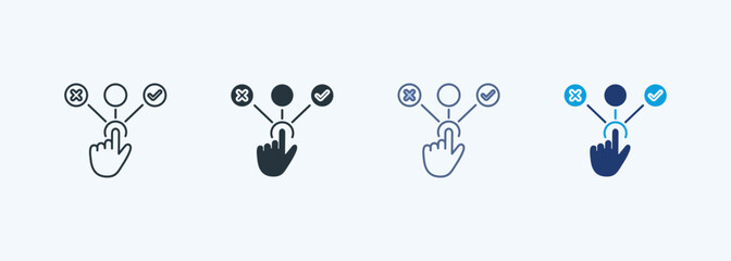 Choice Multiple Style Icon Collection