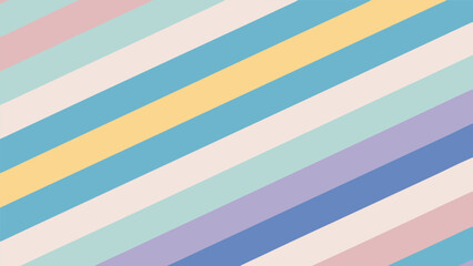 Obraz premium Flat seamless seamless diagonal pastel stripe texture vector illustration