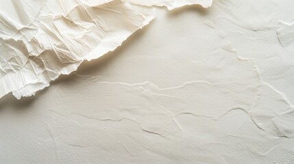White Plaster Texture Background with Rough Natural Surface