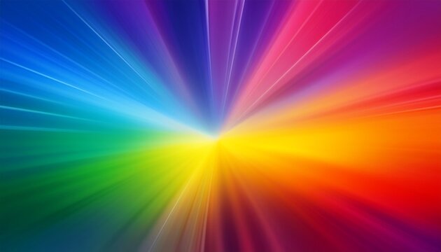 Vibrant Multicolor Gradient Background With Soft Blended Hues Of Red Green Blue Yellow And Purple Creating Abstract Spectrum Light Effect Design
