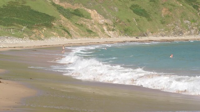 Malin Beg, Co. Donegal, Irland 2024, Silver Strand, Wild Atlantic Way,

