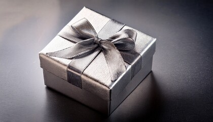 Silver Gift Box With Vintage Effect