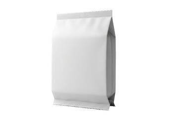 White pouch isolated on transparent background
