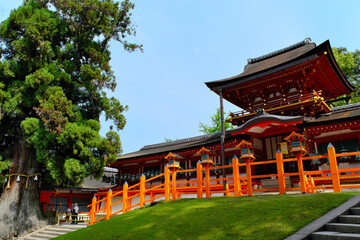 春日大社の中門と御廊　奈良県
