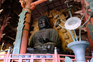 東大寺の大仏　奈良県
