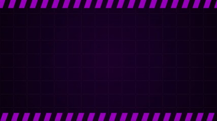 hazard stripes bar on dark grid background for gaming overlay - Powered by Adobe
