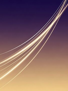 Radiant strands on a soft backdrop generate an ethereal sensibility