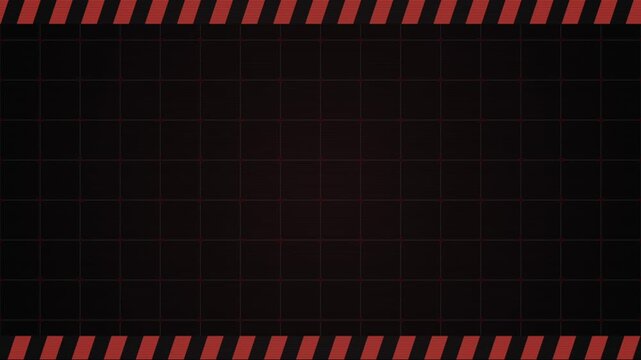 Classic broadcast test pattern with colored bars centered on a dark minimalist background for media production