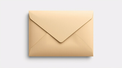 Sealed with Simplicity: A single, closed envelope rests serenely, its simple form and subtle color suggesting anticipation and unspoken messages. 