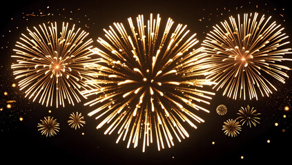 Luxury Gold Light Explosion on Dark Background