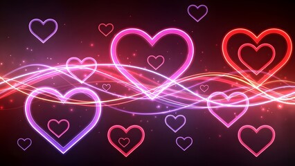 Vibrant hearts connected