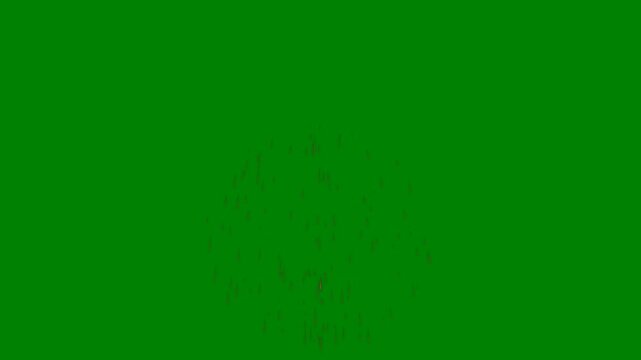A green background with white border and screen snow flakes christmas tree on fireworks it flag waving in the wind an image of middle green screen animated chromakey background emotion