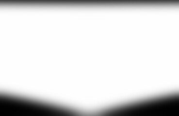 Abstract Radial Vignette Shadow. Smooth Monochrome Gradient From Bright Center To Glow The Dark