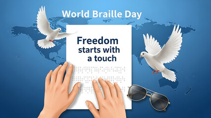 World braille day: celebrating freedom through touch and literacy for the visually impaired