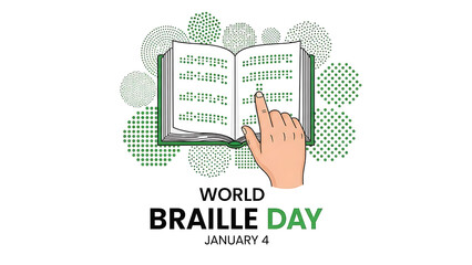 Celebrating world braille day on january 4th, promoting literacy for the visually impaired