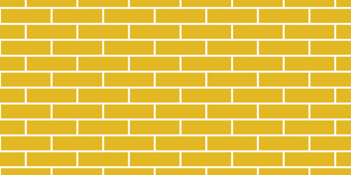 simple mustard brick wall pattern for banner poster background.