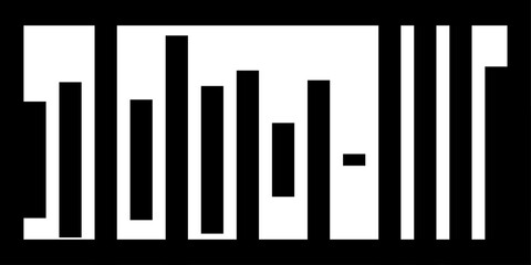 Abstract Random Diagonal Black Line Pattern Vector Illustration with Dynamic Linear Texture and Modern Minimalist Composition.