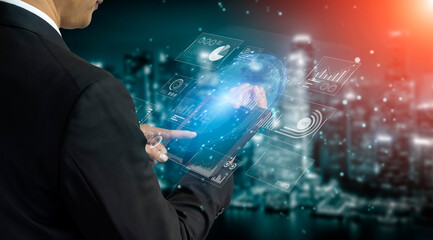 Real-time global data analytics dashboard visualizing insights from interconnected systems for decision-making, business analytics, and digital transformation Vouch