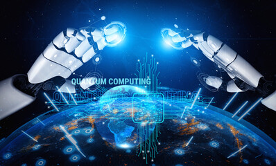 The future of global high-performance computing with quantum technology and AI. This AI innovation in computing will solve complex problems. Motif