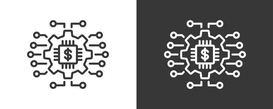 Concurrency Icon Set Vector Collection Isolated In Black And White