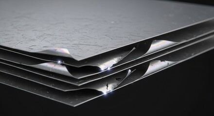 3D Illustration of Layered MXene Nanosheets for Nanotechnology