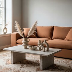 Cozy Modern Living Room with Minimalist Decor.