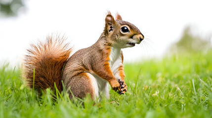 squirrel on the grass