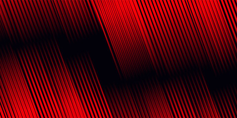 A bold and dynamic red and black diagonal stripe pattern, perfect for tech, sports, or modern backgrounds. © sultonm