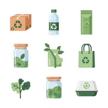 Eco Friendly Packaging and Recyclable Products.