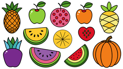 Assorted colorful fruits