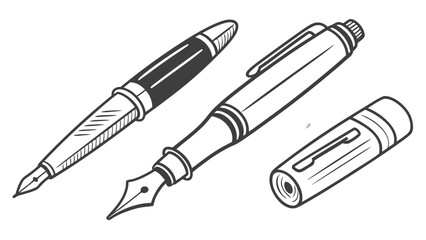 Collection of fountain pens