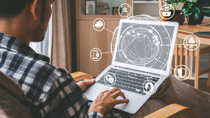 Cyber security protection and cyber security strategies against cyber threats, system hacks,...