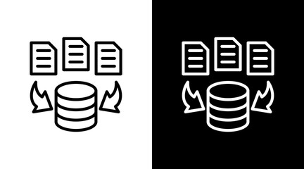 Data Collection With Icon Set Design