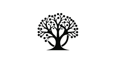 Obraz premium vector tree silhouette