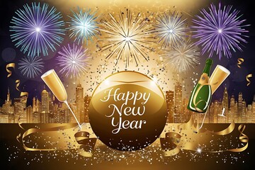 Happy New Year 2026, Happy new year wallpaper Images,Happy new year Social media post
