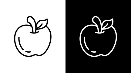 Apple With Icon Set Design