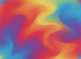 Colorful, abstract background with fluid, blended, vibrant hues