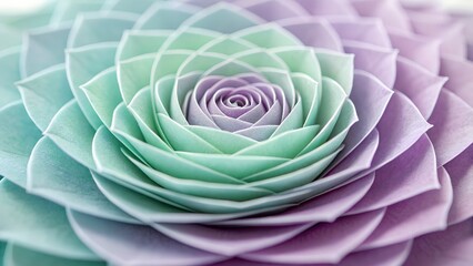 Stunning pastel colored succulent flower in bloom