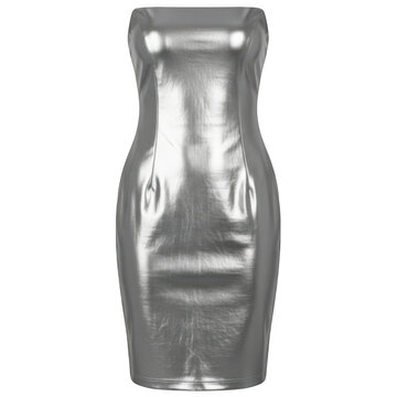 slim fit dress slacks L'agence Asuka Shirred Mesh Top in Black main image 1
