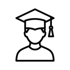 Graduate person icon