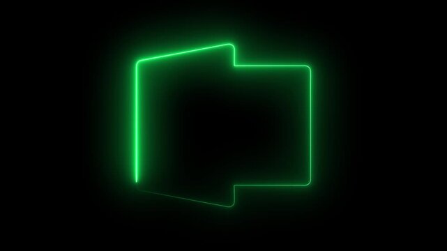 Computer Folder with Colorful Paper Files and Documents file management concept. Open file folders icon on black background.