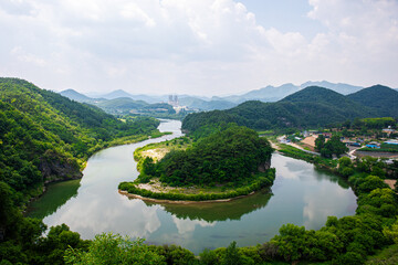 강원도 영월 한반도지형