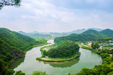 강원도 영월 한반도지형