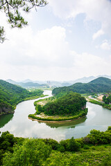 강원도 영월 한반도지형