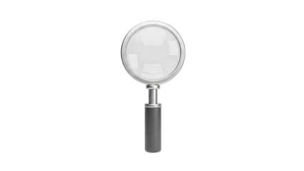 Magnifying Glass Isolated on White Background