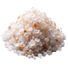 Rock Salt Isolated on White Background