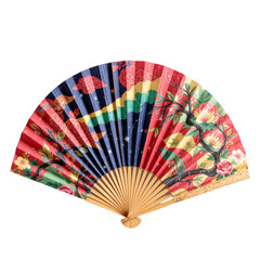 Traditional japanese fan design japan decorative art cultural heritage close-up aesthetic beauty