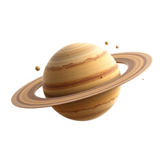 Exploring saturn's rings and moons outer space astronomy image cosmic environment celestial viewpoint planetary concept