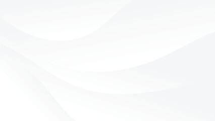 abstract white color gradient background with wavy graphic lines decoration